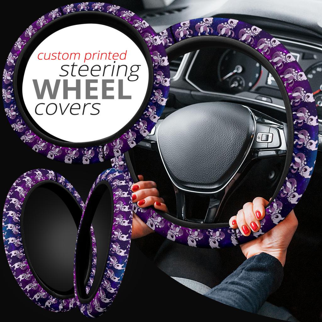 Mewtwo Anime Custom Car Steering Wheel Cover