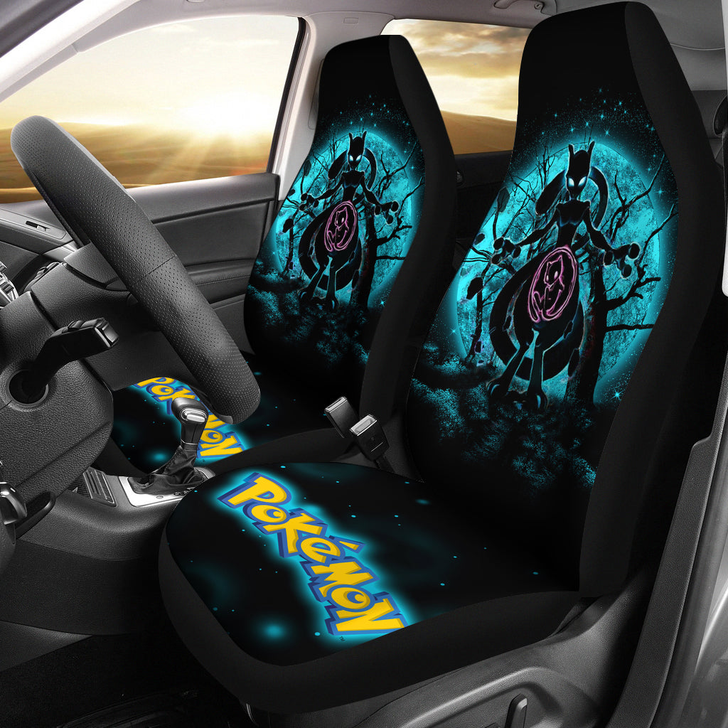 Mewtwo Moonlight Legendary Pokemon Car Seat Covers