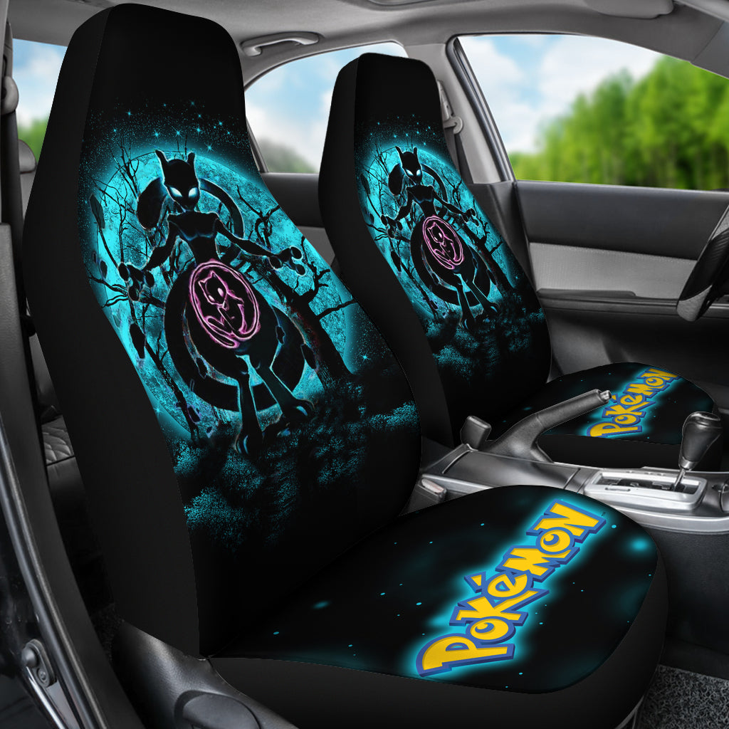 Mewtwo Moonlight Legendary Pokemon Car Seat Covers