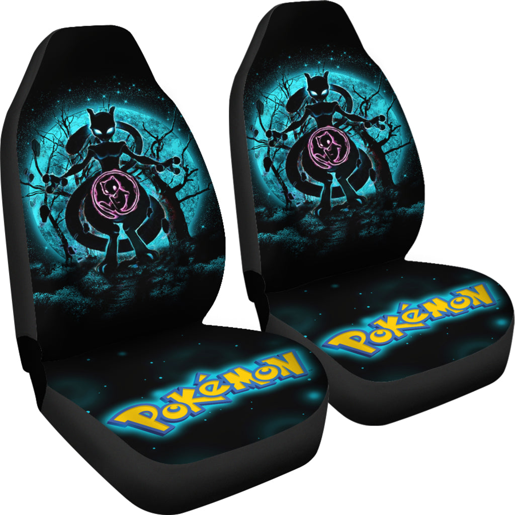 Mewtwo Moonlight Legendary Pokemon Car Seat Covers