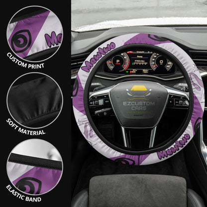 Mewtwo Pokemon Anime Steering Wheel Cover