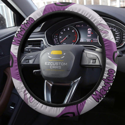 Mewtwo Pokemon Anime Steering Wheel Cover