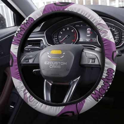 Mewtwo Pokemon Anime Steering Wheel Cover