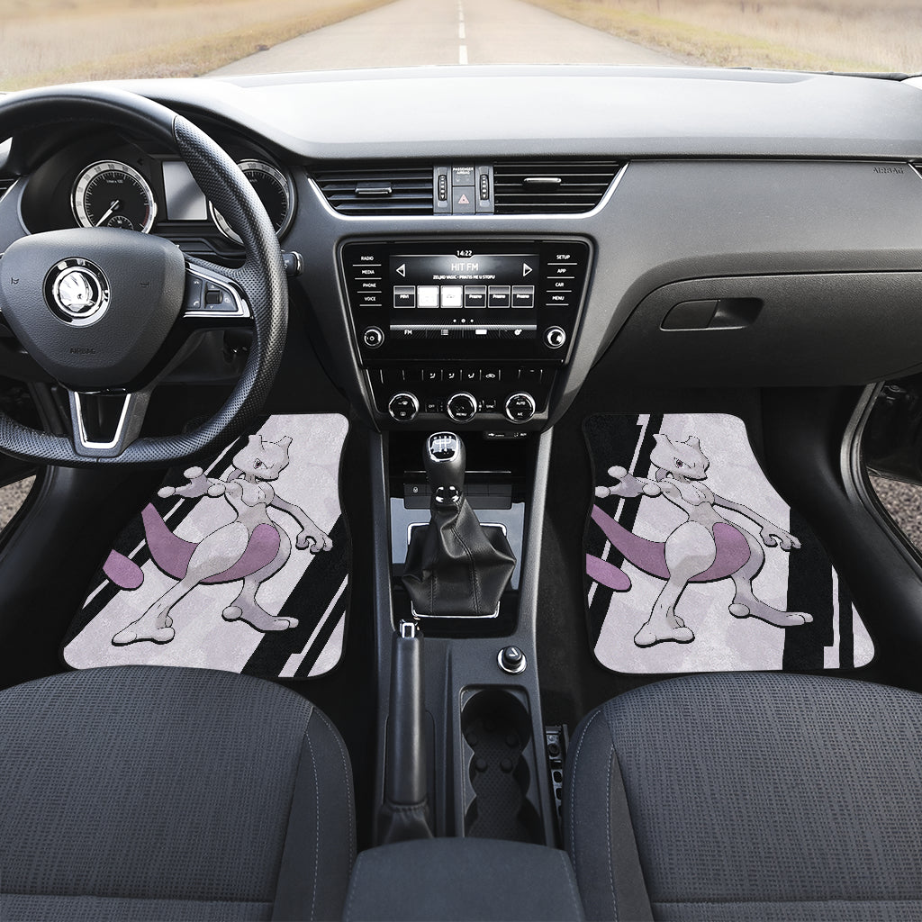 Mewtwo Pokemon Car Floor Mats Style Custom For Fans Ci230119-07a