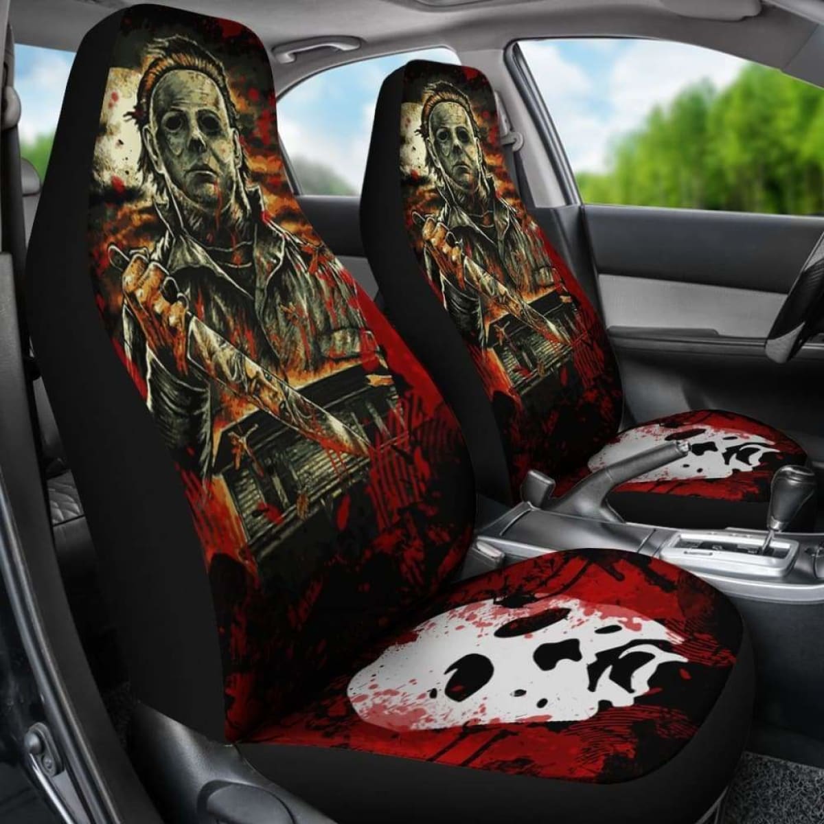 Michael Myers Car Seat Cover 04 Universal Fit 053012