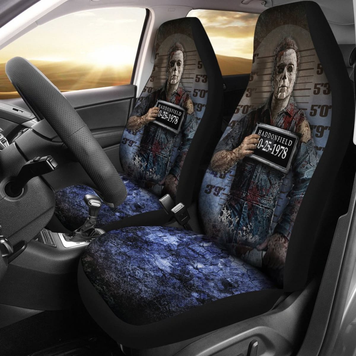 Michael Myers Haddonfield Car Seat Covers Lt02 Universal Fit 225721