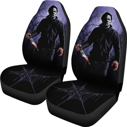 Michael Myers Horror Film Car Seat Covers Halloween Car Accessories Ci091021