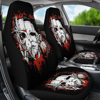 Michael Myers Jason Voorhees Freddy Krueger Leatherface Car Seat Covers Universal Fit 103530