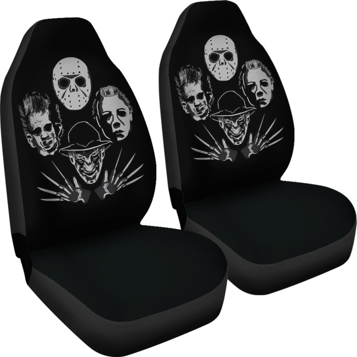 Michael Myers Jason Voorhees Freddy Krueger Leatherface Horror Car Seat Covers Universal Fit 103530