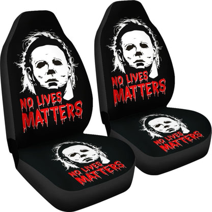 Michael Myers No Lives Matters Car Seat Covers Movie Fan Gift Universal Fit 103530