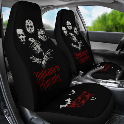 Michael Myers Top Horror Characters Car Seat Covers Halloween Car Accessories Ci091021