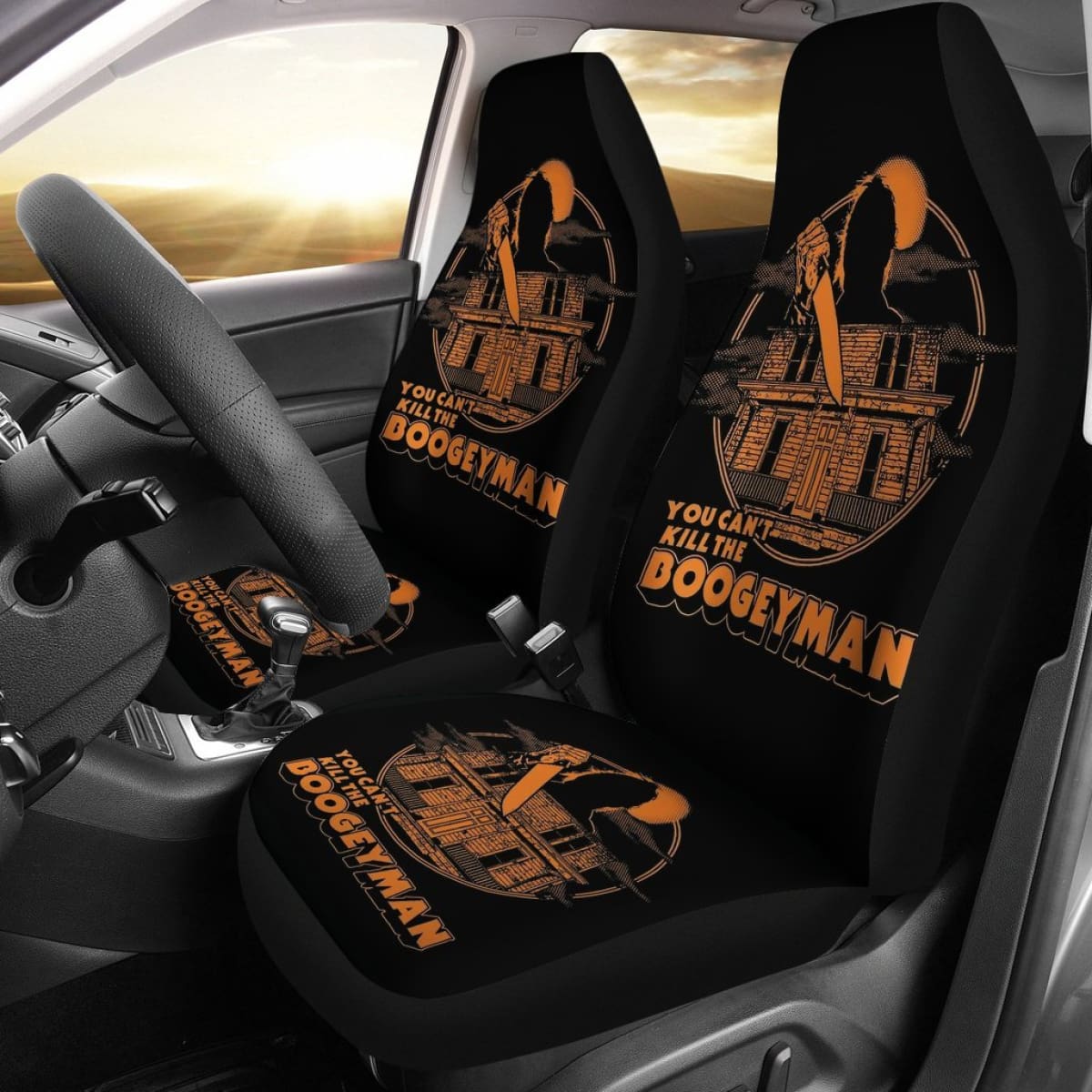 Michael Myers You Can't Kill The Boogeyman Car Seat Covers Universal Fit 103530