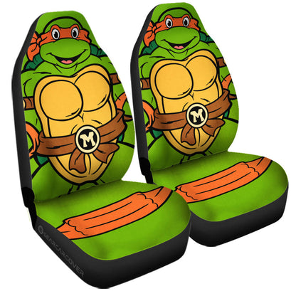 Michelangelo Car Seat Covers Custom Ninja Turtle Car Accessories