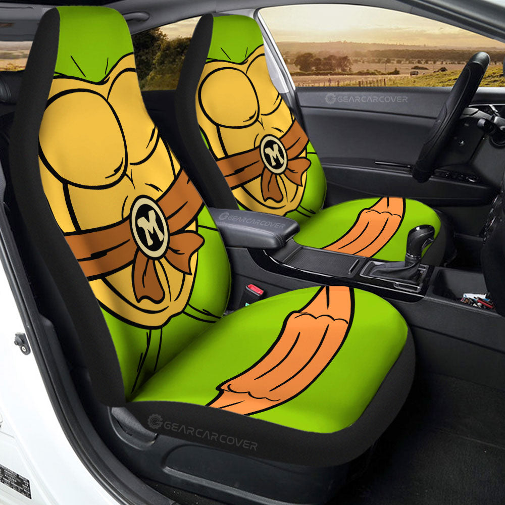 Michelangelo Car Seat Covers Custom Ninja Turtle Car Accessories