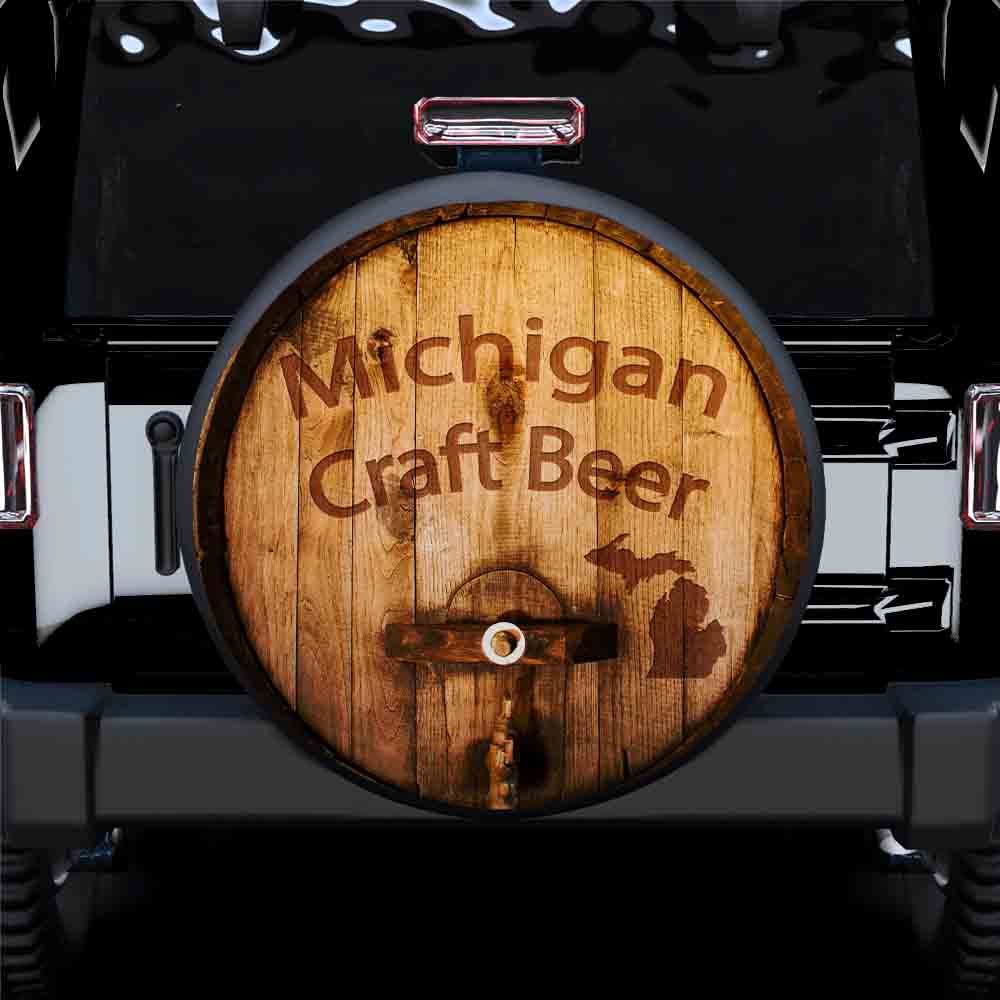 Michigan Craft Beer Car Spare Tire Cover