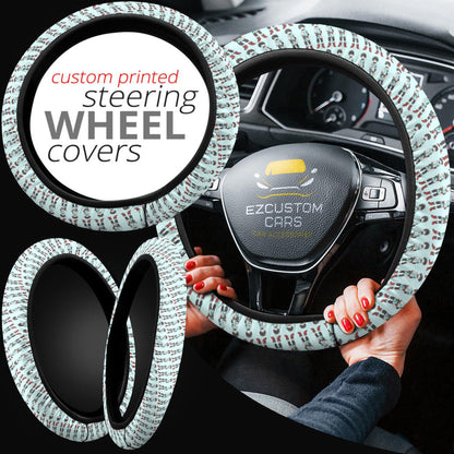 Midoriya Izuku Anime Steering Wheel Cover Custom MHA Anime  Car Accessories