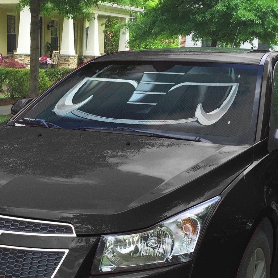 Mighty Morphin Black Power Ranger Helmet Custom Car Auto Sun Shades Windshield Accessories Decor Gift