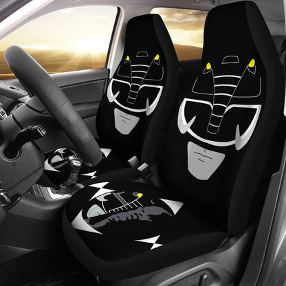 Mighty Morphin Power Rangers Black Car Seat Covers