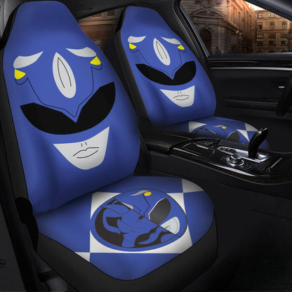 Mighty Morphin Power Rangers Blue Car Seat Covers