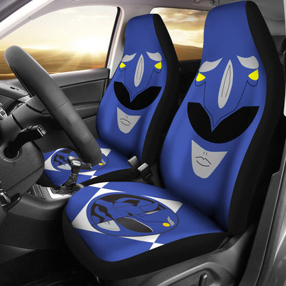 Mighty Morphin Power Rangers Blue Car Seat Covers