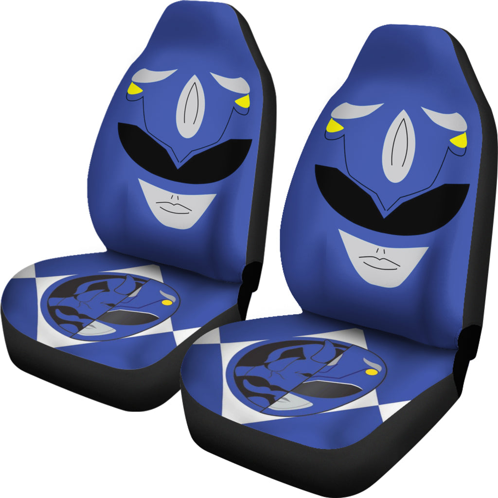 Mighty Morphin Power Rangers Blue Car Seat Covers