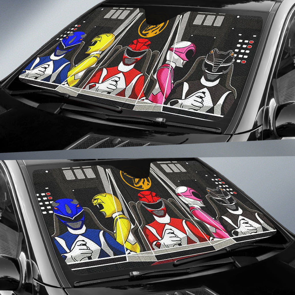 Mighty Morphin Power Rangers Car Auto Sunshades