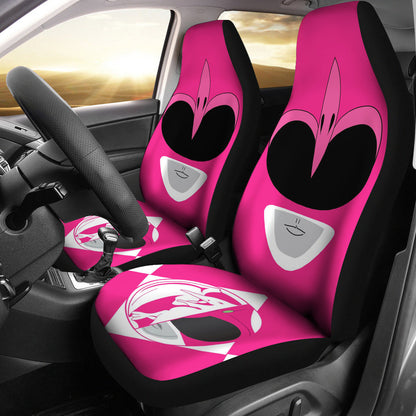 Mighty Morphin Power Rangers Pink Car Seat Covers