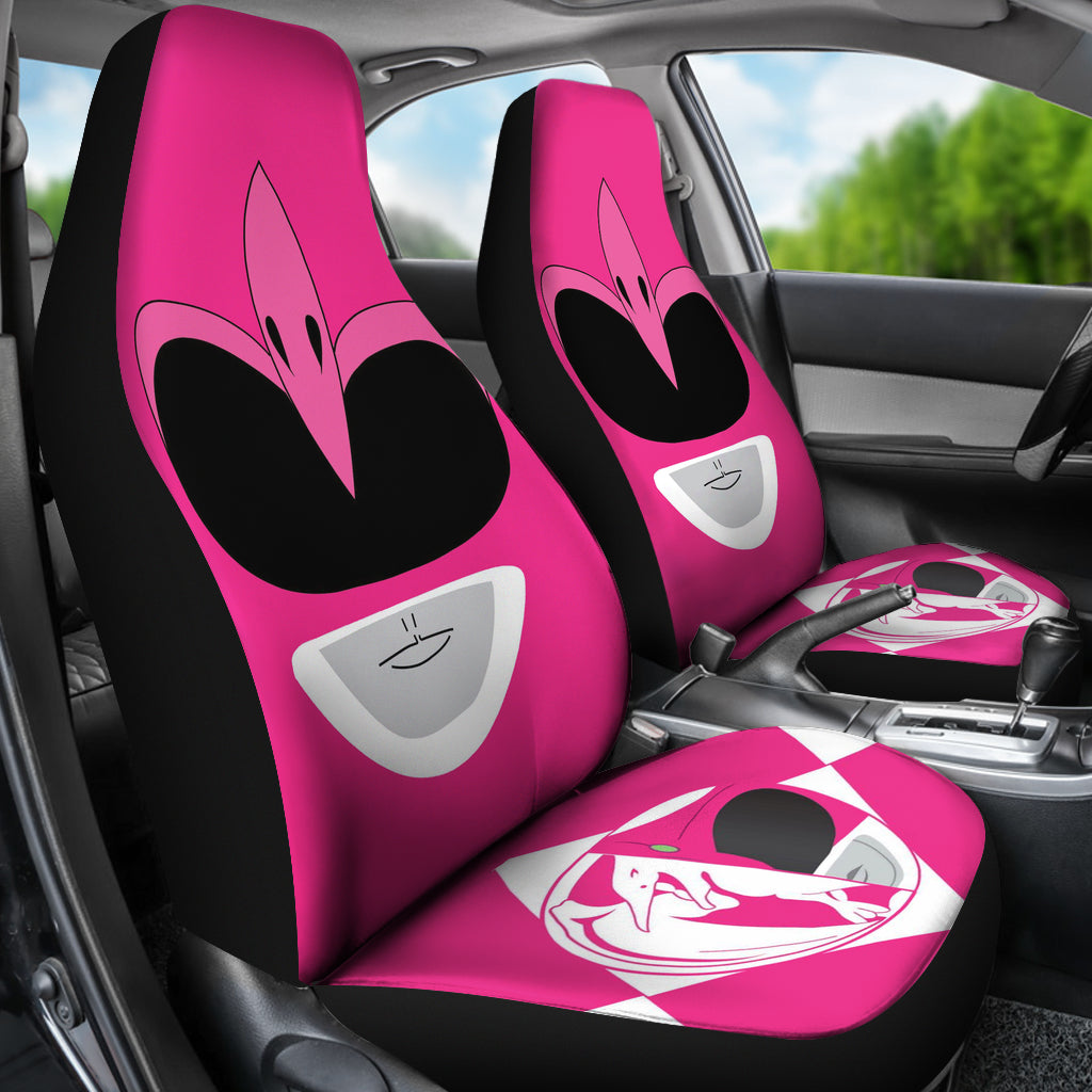 Mighty Morphin Power Rangers Pink Car Seat Covers
