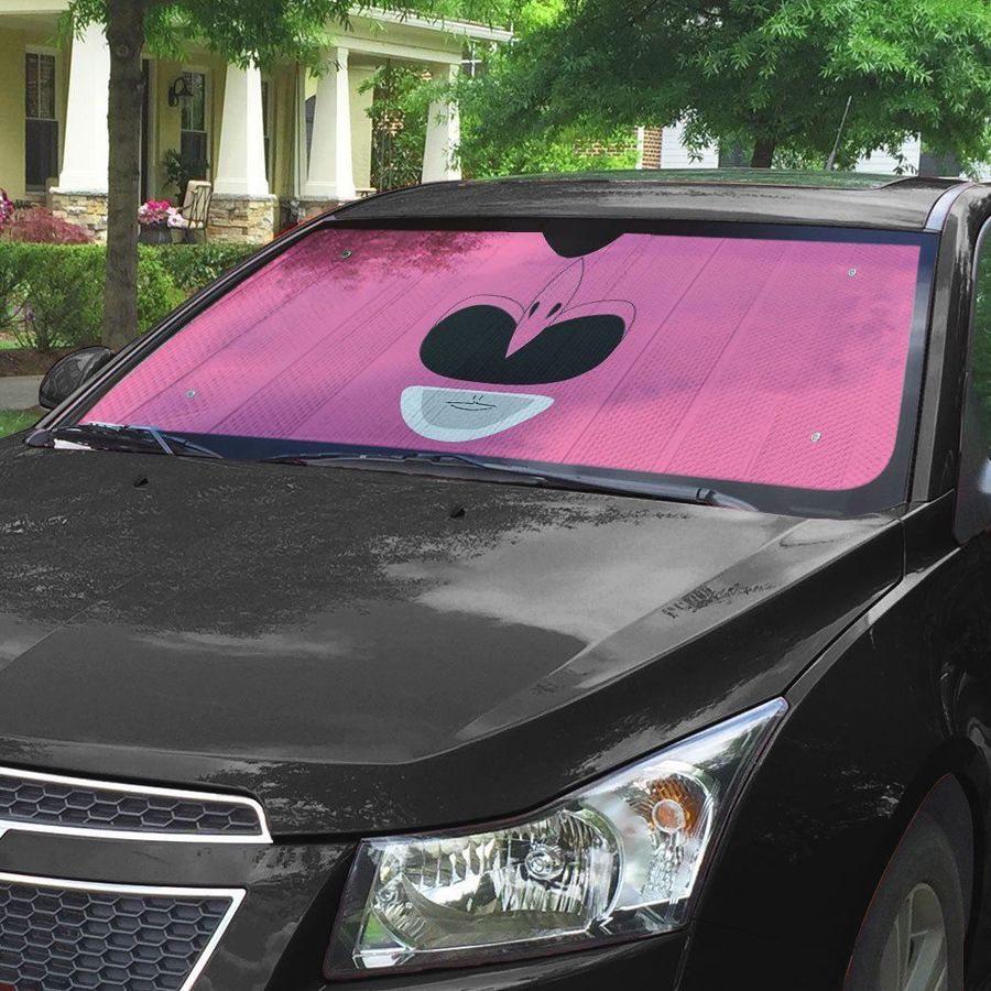 Mighty Morphin Power Rangers Pink Ranger Custom Car Auto Sunshade Windshield Accessories Decor Gift