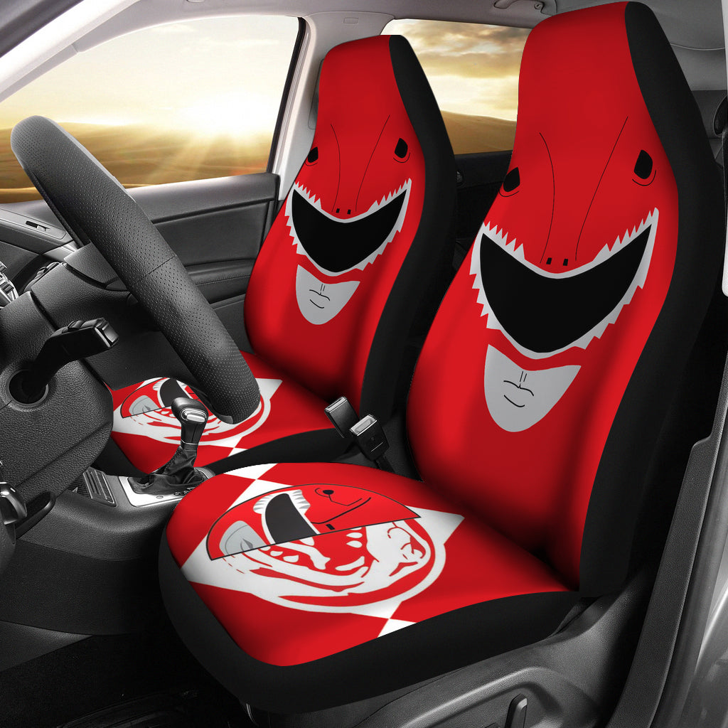 Mighty Morphin Power Rangers Red Car Seat Covers
