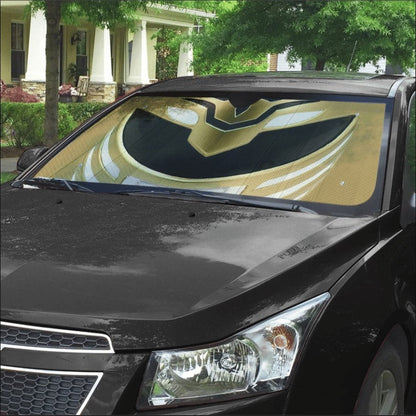 Mighty Morphin White Power Ranger Helmet Custom Car Auto Sunshade Windshield Accessories Decor Gift