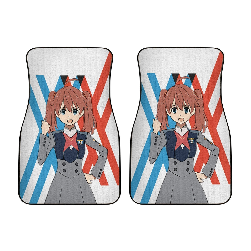 Miku Code 390 Car Floor Mats Custom Darling In The Franxx Anime Car Accessories