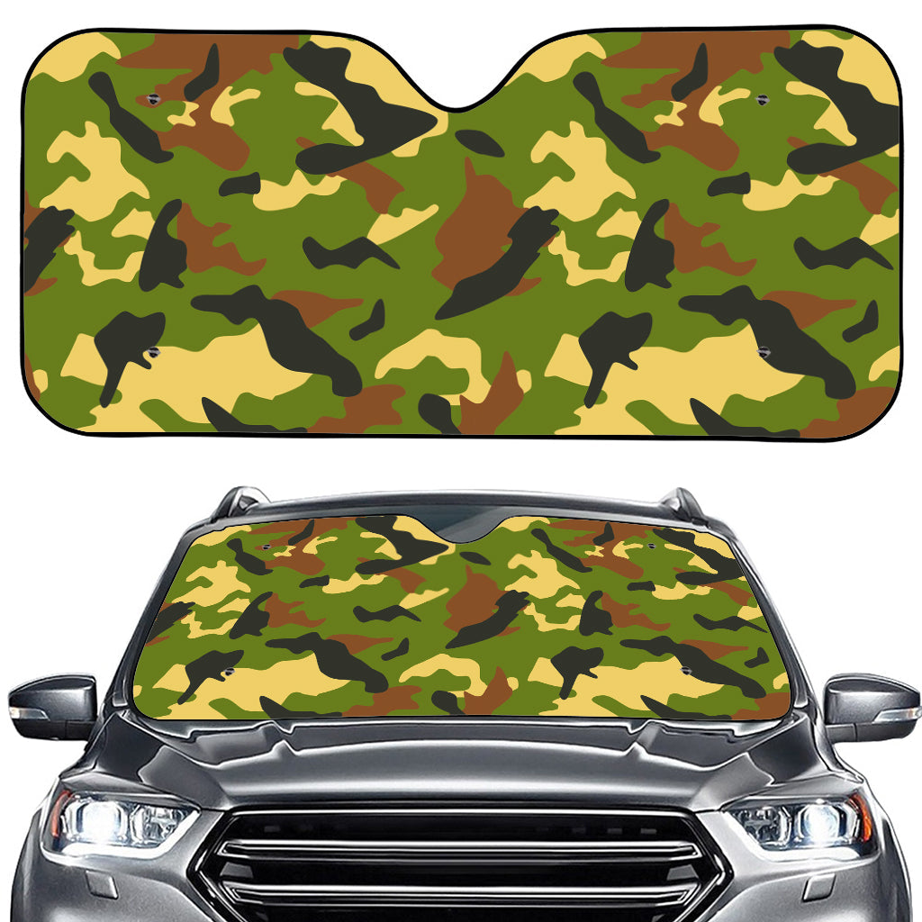 Military Camouflage Print Car Windshield Sun Shade