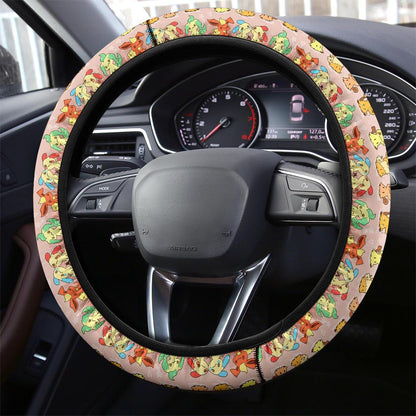 Mimikyu As Other Car Steering Wheel Cover