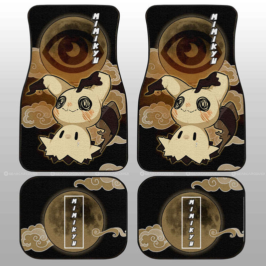 Mimikyu Car Floor Mats Custom Anime Car Accessories For Anime Fans
