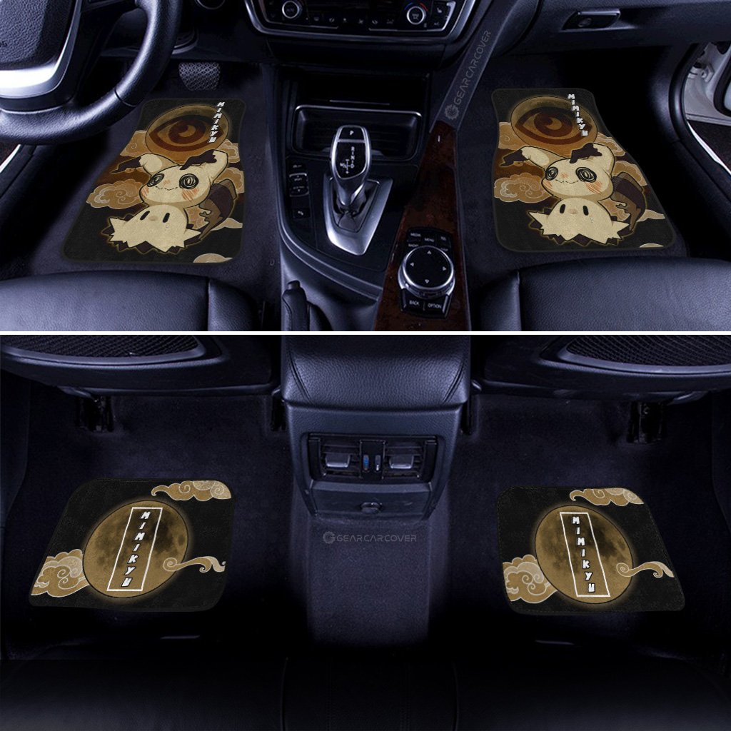 Mimikyu Car Floor Mats Custom Anime Car Accessories For Anime Fans