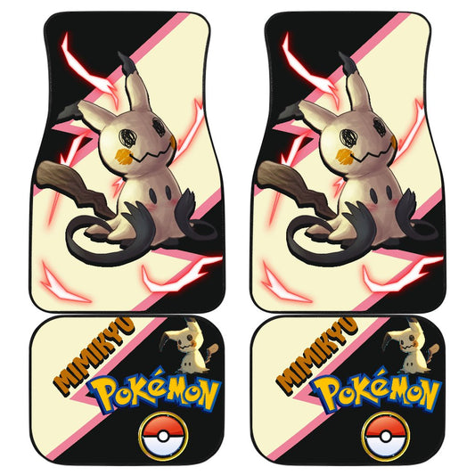 Mimikyu Car Floor Mats Custom Anime Car Interior Accessories