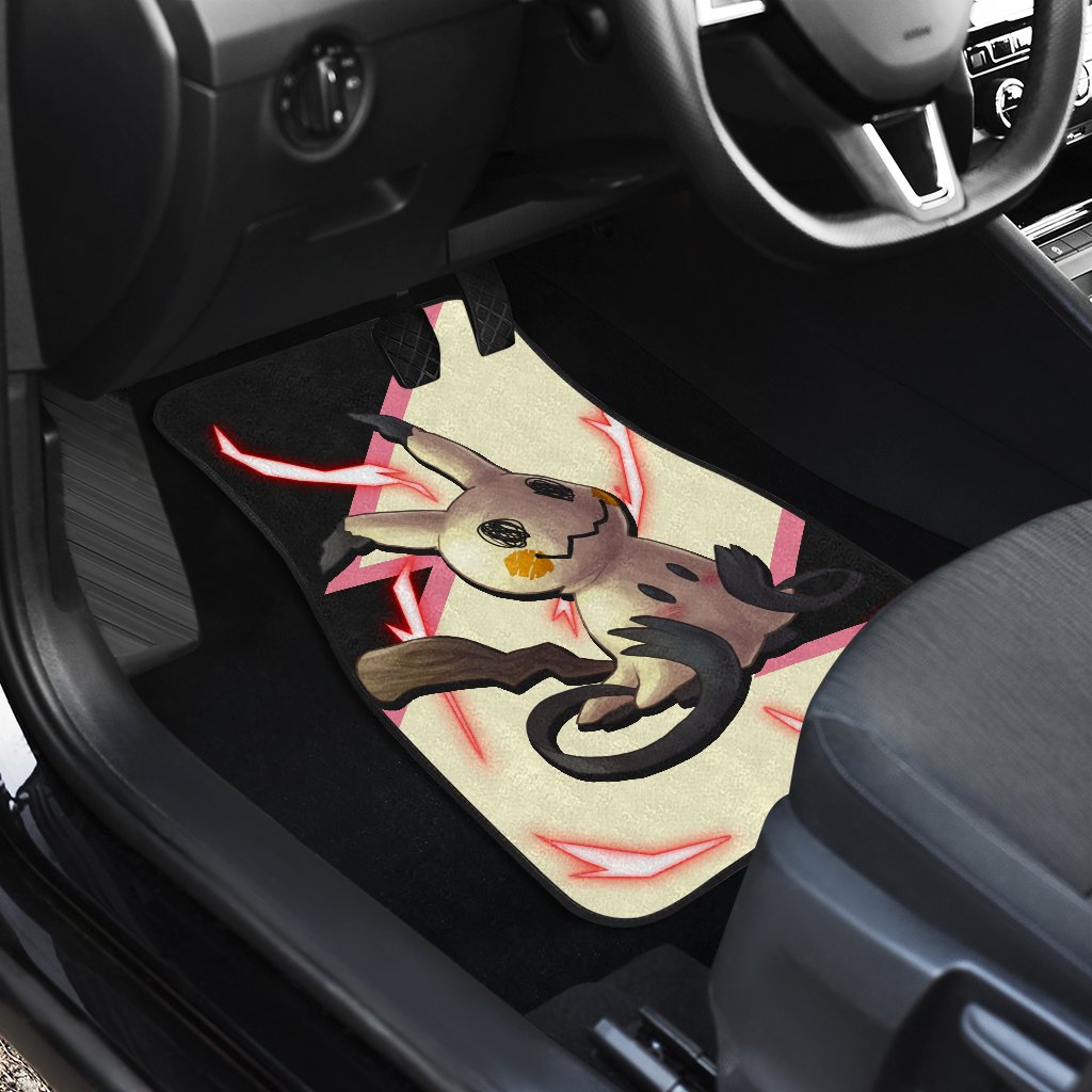 Mimikyu Car Floor Mats Custom Anime Car Interior Accessories