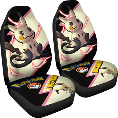 Mimikyu Car Seat Covers Custom Anime Pokemon Car Accessories