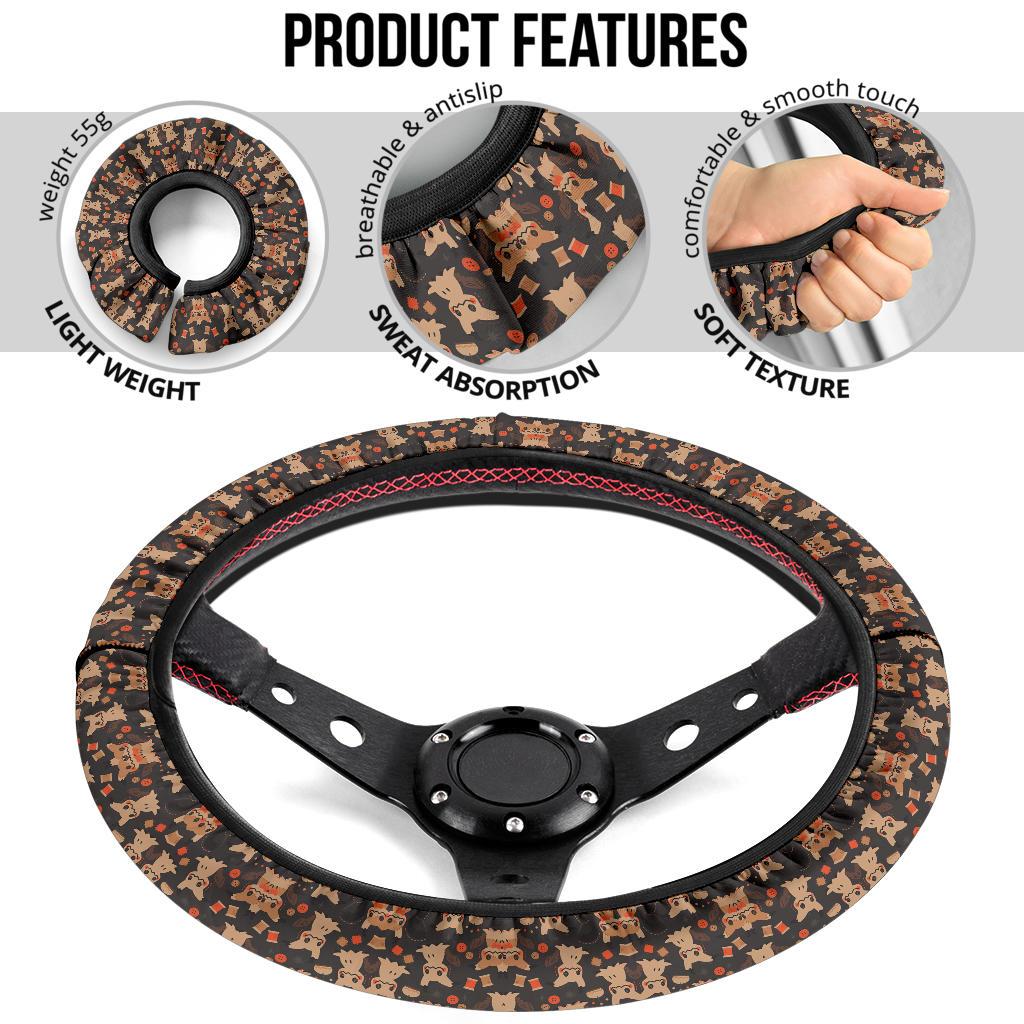 Mimikyu Car Steering Wheel Cover