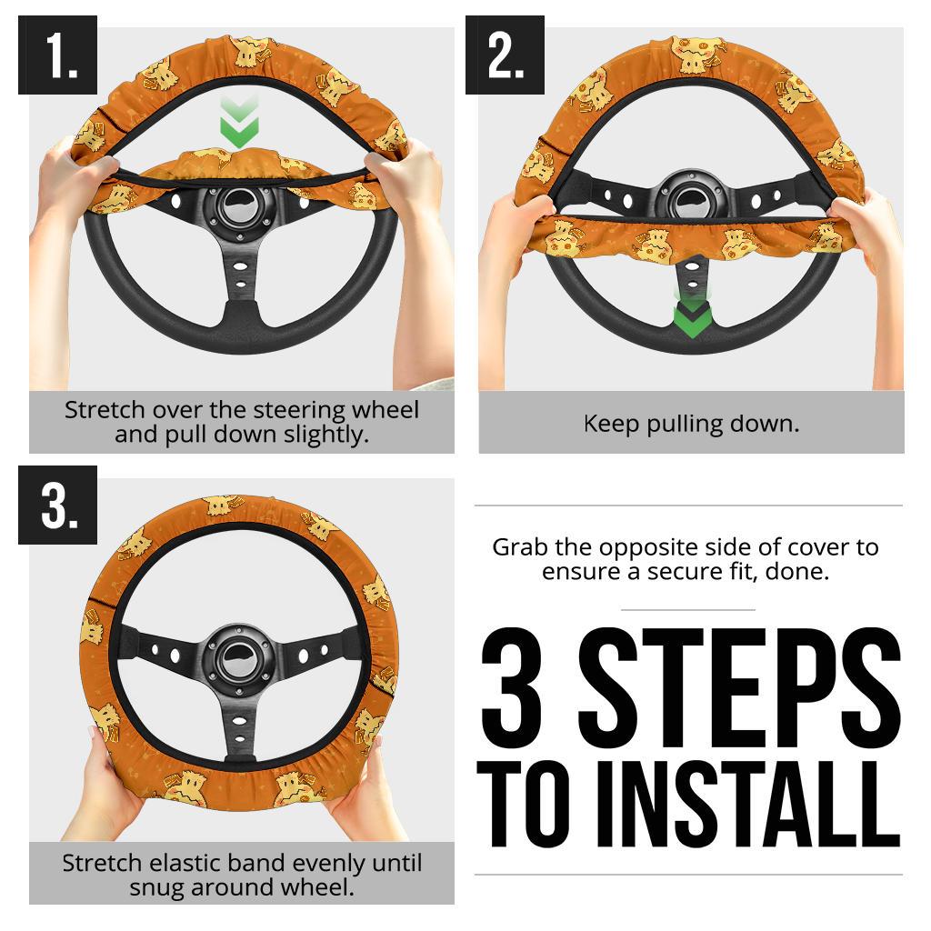 Mimikyu Car Steering Wheel Cover