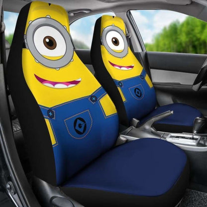 Minion Car Seat Covers Universal Fit 051312