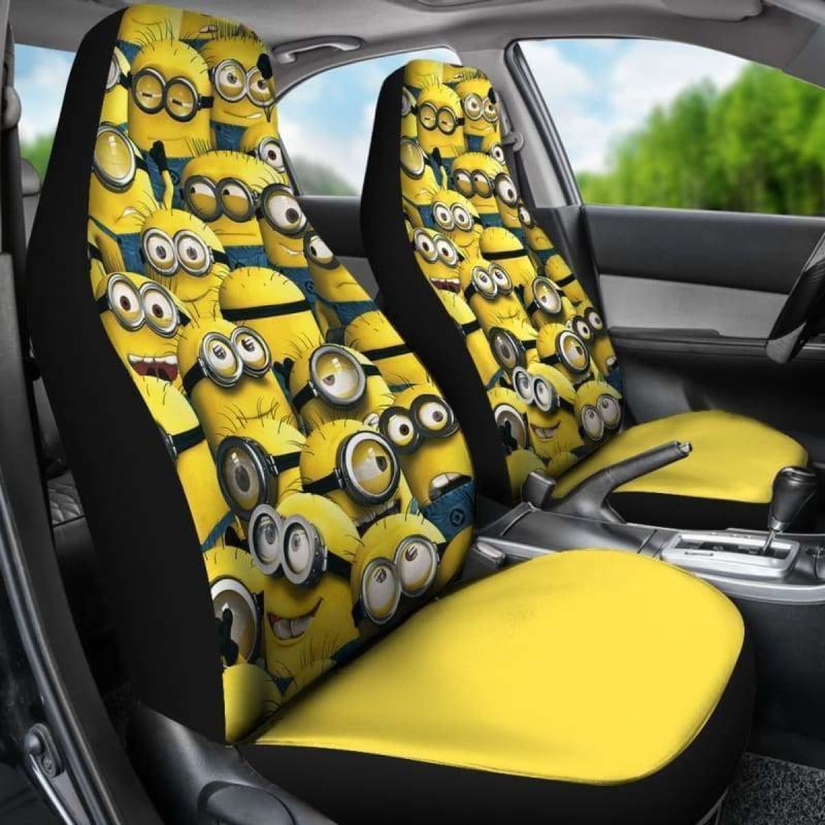 Minion Car Seat Covers Universal Fit 051312