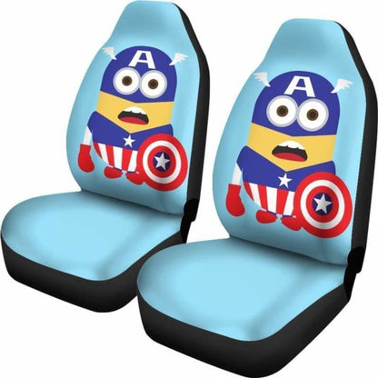 Minion Car Seat Covers Universal Fit 051312
