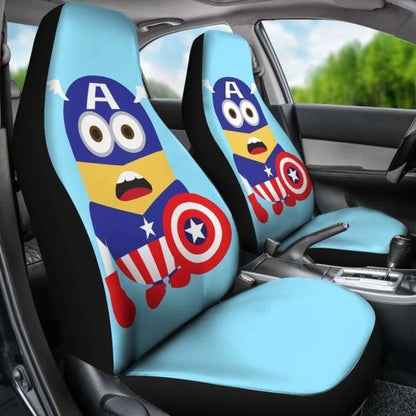 Minion Car Seat Covers Universal Fit 051312