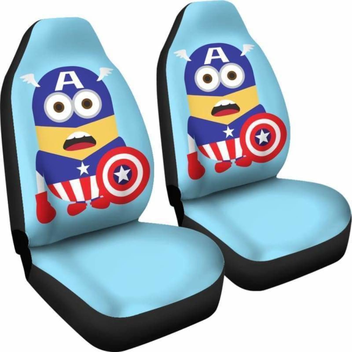 Minion Car Seat Covers Universal Fit 051312