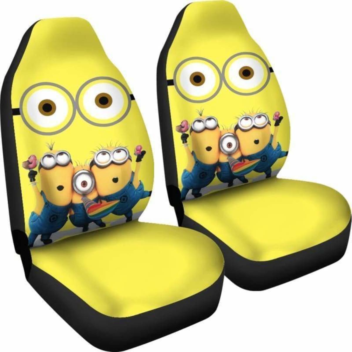 Minion Funny Car Seat Covers Universal Fit 051312