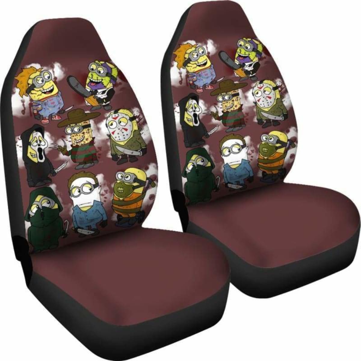Minion Horror Car Seat Covers Universal Fit 051312