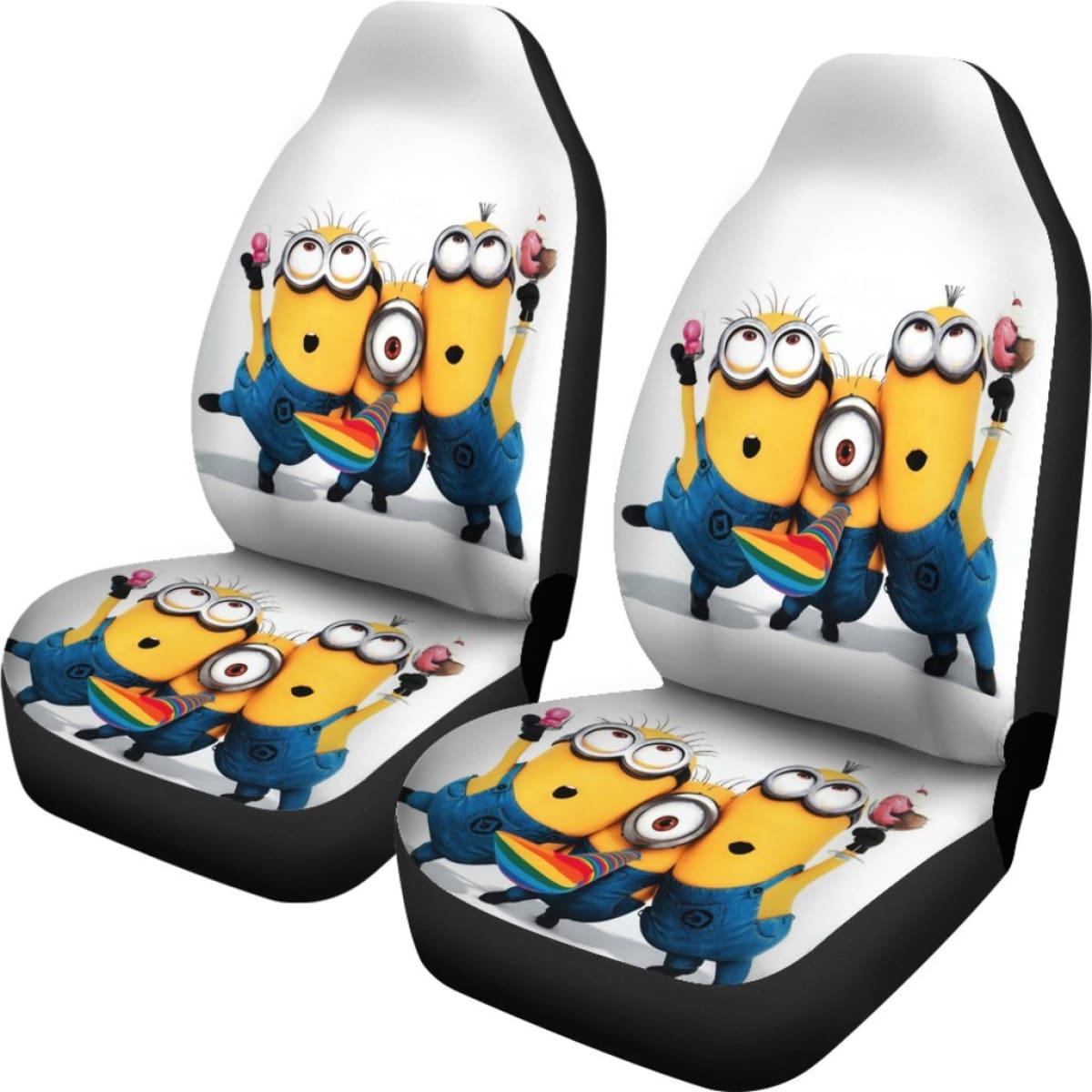 Minion Party 2020 Seat Covers Amazing Best Gift Ideas 2020 Universal Fit 090505