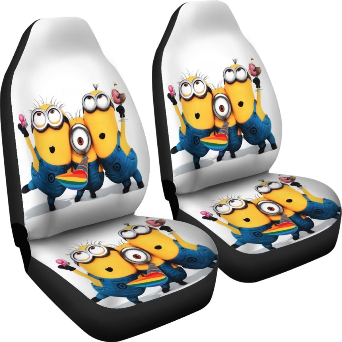 Minion Party 2020 Seat Covers Amazing Best Gift Ideas 2020 Universal Fit 090505